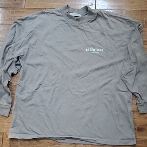 Essentials Fear Of God Mock Neck Desert Taupe Men's Shirt